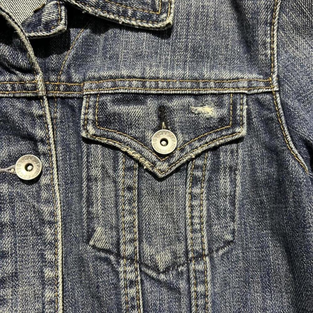 Vintage Y2K faded GAP 1969 women’s denim jacket - Picture 4 of 7